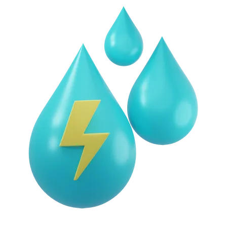 Énergie de l'eau  3D Icon