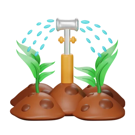 Irrigation de l'eau  3D Icon