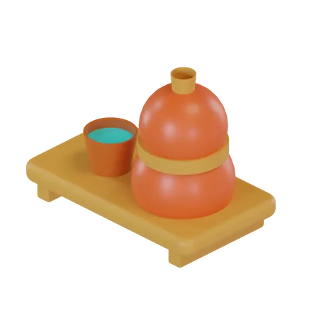 Eau minérale  3D Illustration