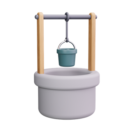 Puits d'eau  3D Icon