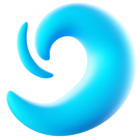 Vague d'eau  3D Icon