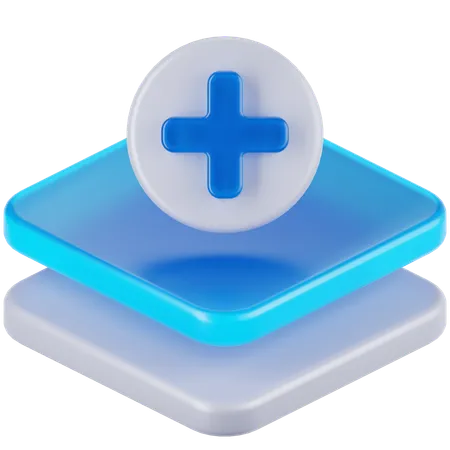 Ebene hinzufügen  3D Icon