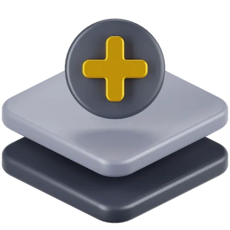 Ebene hinzufügen  3D Icon