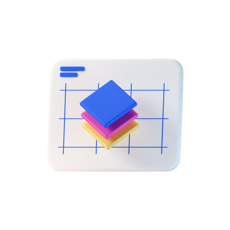 Ebenendiagramm  3D Icon