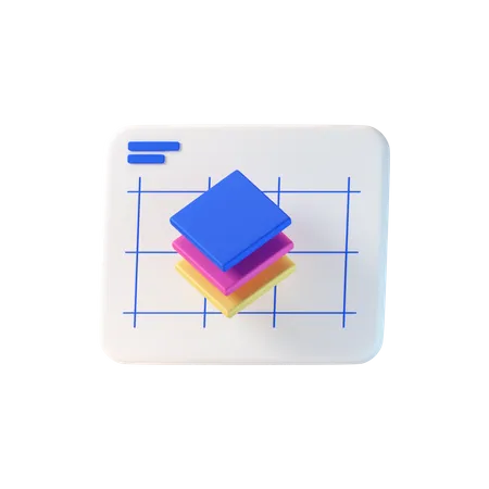 Ebenendiagramm  3D Icon