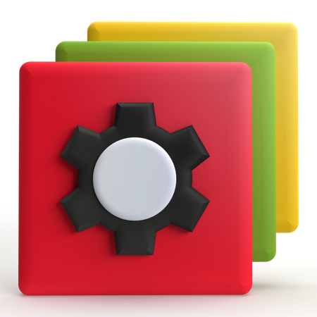 Ebeneneinstellung  3D Icon