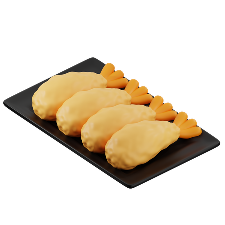 Ebi furai  3D Icon