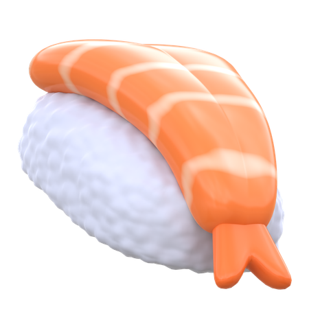 Ebi Nigiri  3D Icon