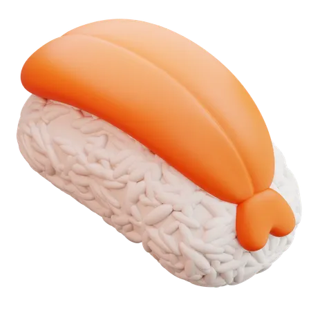 Ebi Nigiri Sushi  3D Icon
