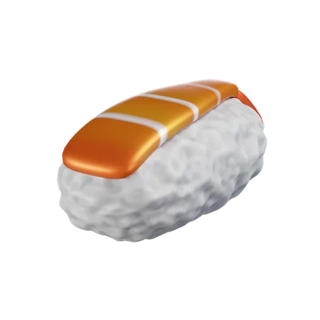 Ebi Nigiri Sushi 3D Icon