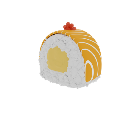 Ebi Nigiri Sushi 3D Icon