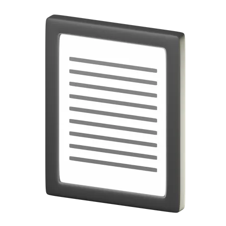 Ebook  3D Icon