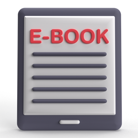 Ebook  3D Icon