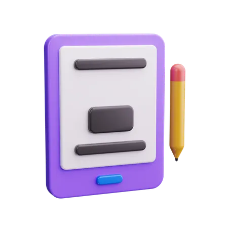 Ebook  3D Icon