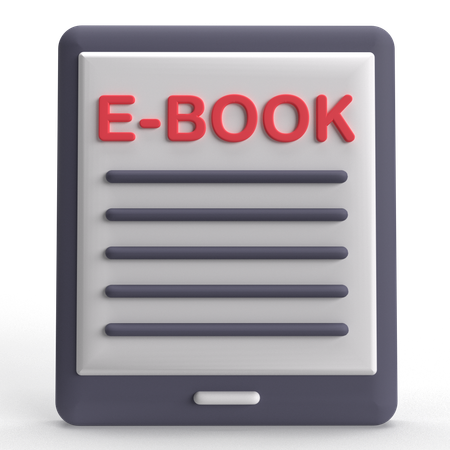 Ebook  3D Icon