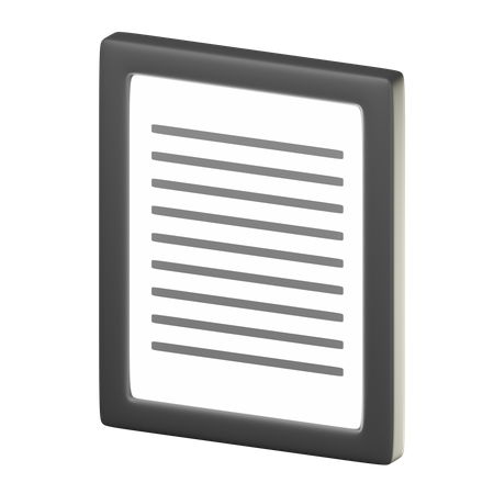 Ebook 3D Icon