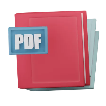 Ebook Pdf  3D Icon