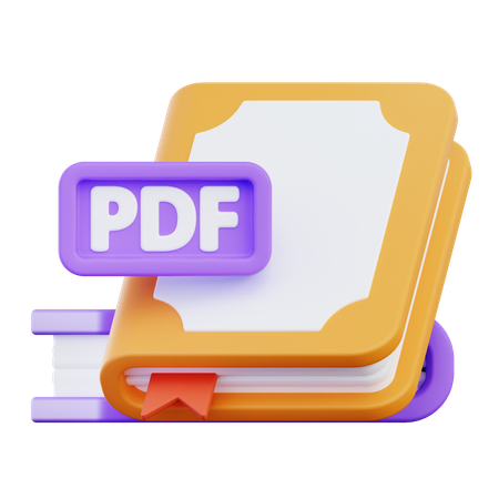 Ebook Pdf  3D Icon