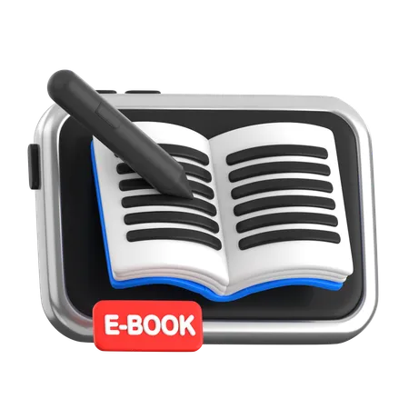 Ebook Reader  3D Icon