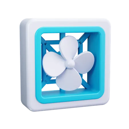 Ventilador ec  3D Icon