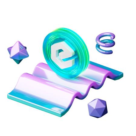 현금  3D Icon