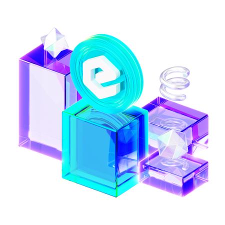 Ecash  3D Icon