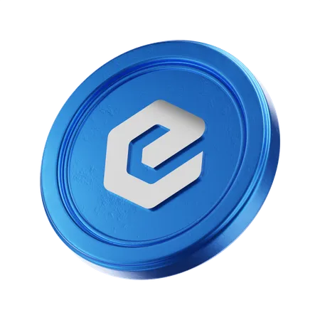 E Cash 3 D Coin 3 D Crypto Coin 3D Icon