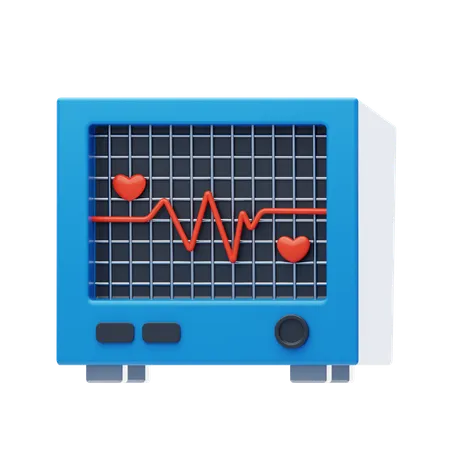 ECG  3D Icon