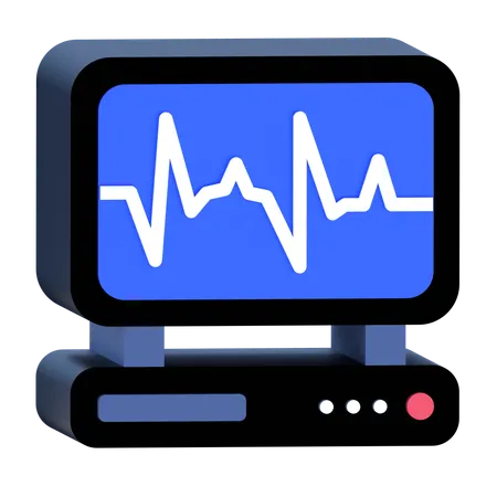 Ecg  3D Icon