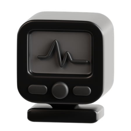 Ecg Machine  3D Icon