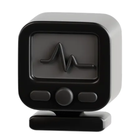 Ecg Machine  3D Icon