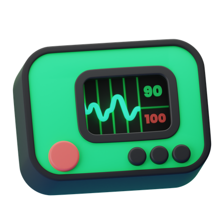 ECG MACHINE  3D Icon