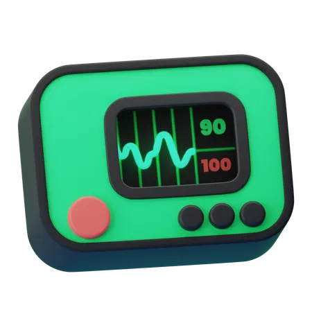 ECG MACHINE  3D Icon