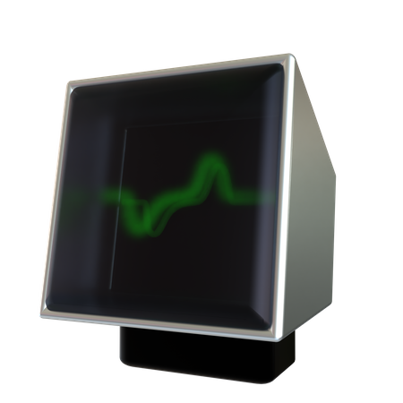 Ecg Monitor  3D Icon