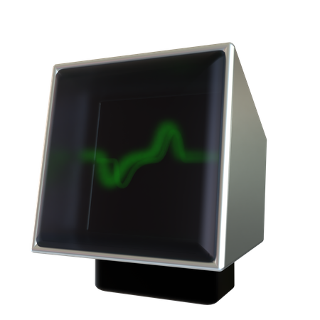Ecg Monitor  3D Icon