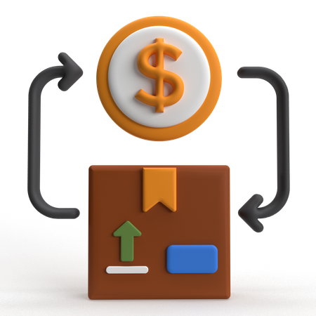 Échange de colis  3D Icon