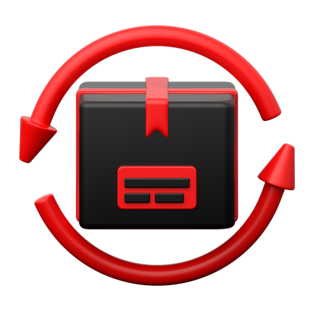 Échange de colis  3D Icon
