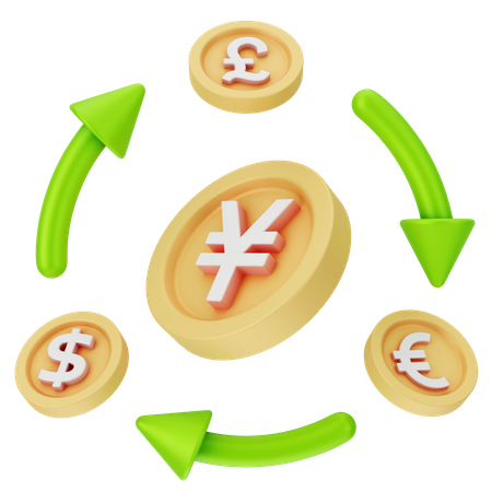 Échange de devises  3D Icon