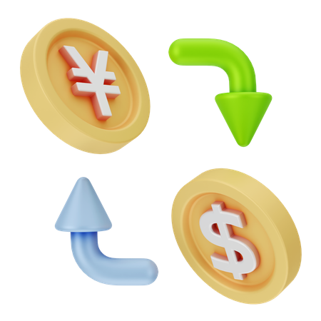 Échange de devises  3D Icon
