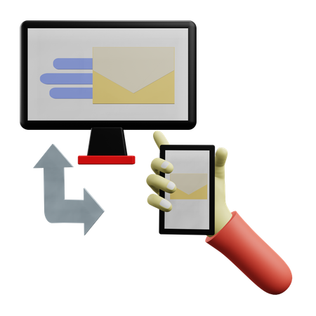 L'échange de données  3D Icon