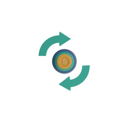 Échange de pièces  3D Icon