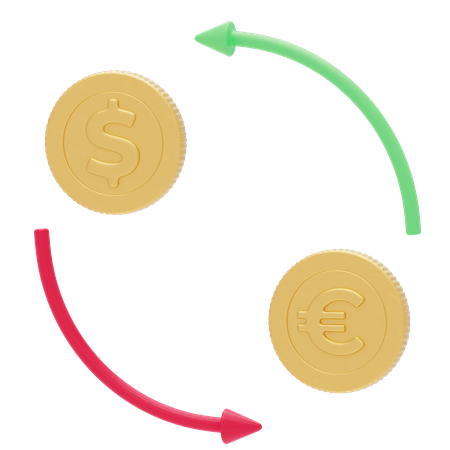 Échange de pièces  3D Icon