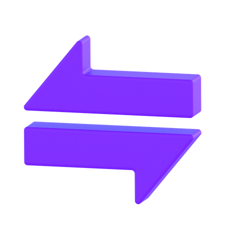 Échanger des flèches  3D Icon