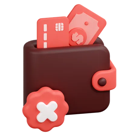 Paiement échoué  3D Icon