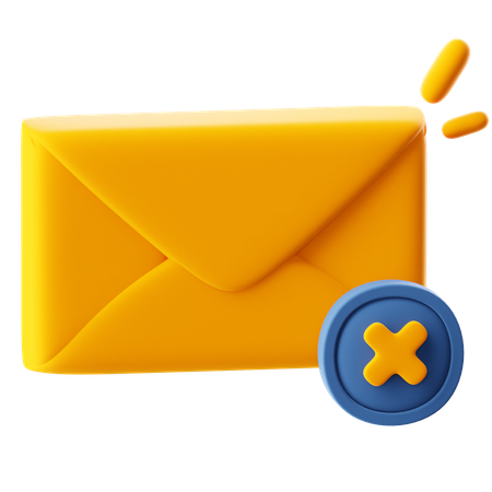 Courrier échoué  3D Icon