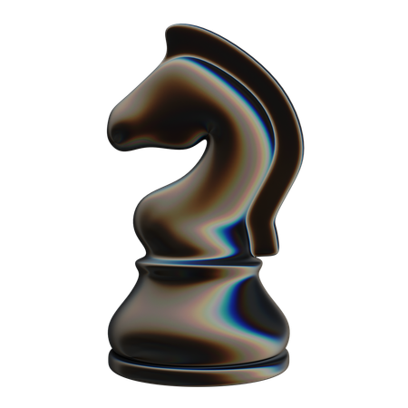 Résumé de cheval d'échecs  3D Icon