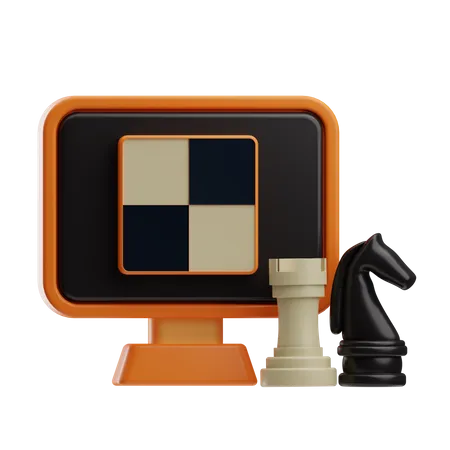 Échecs en ligne  3D Icon