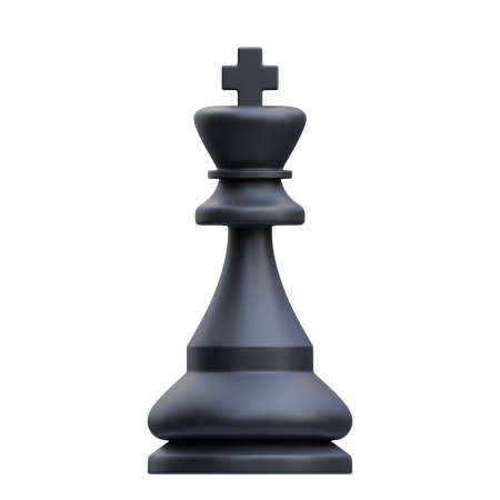 Roi d'échecs  3D Icon