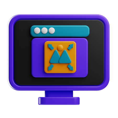 Échelle  3D Icon