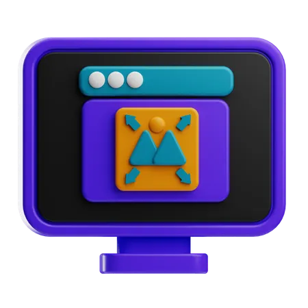 Échelle  3D Icon